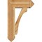 Ekena Millwork Legacy Arts and Crafts Rough Sawn Bracket w/ Offset Brace, Western Red Cedar, 8"W x 22"D x 34"H BKT0806X22X34LEC03RWR - alternate 2